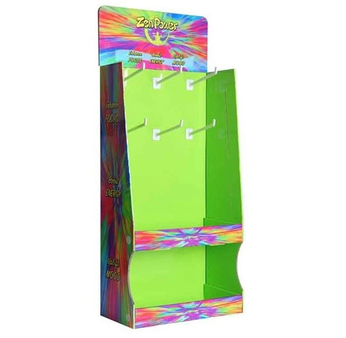 Display Stand With Hooks And Shelves